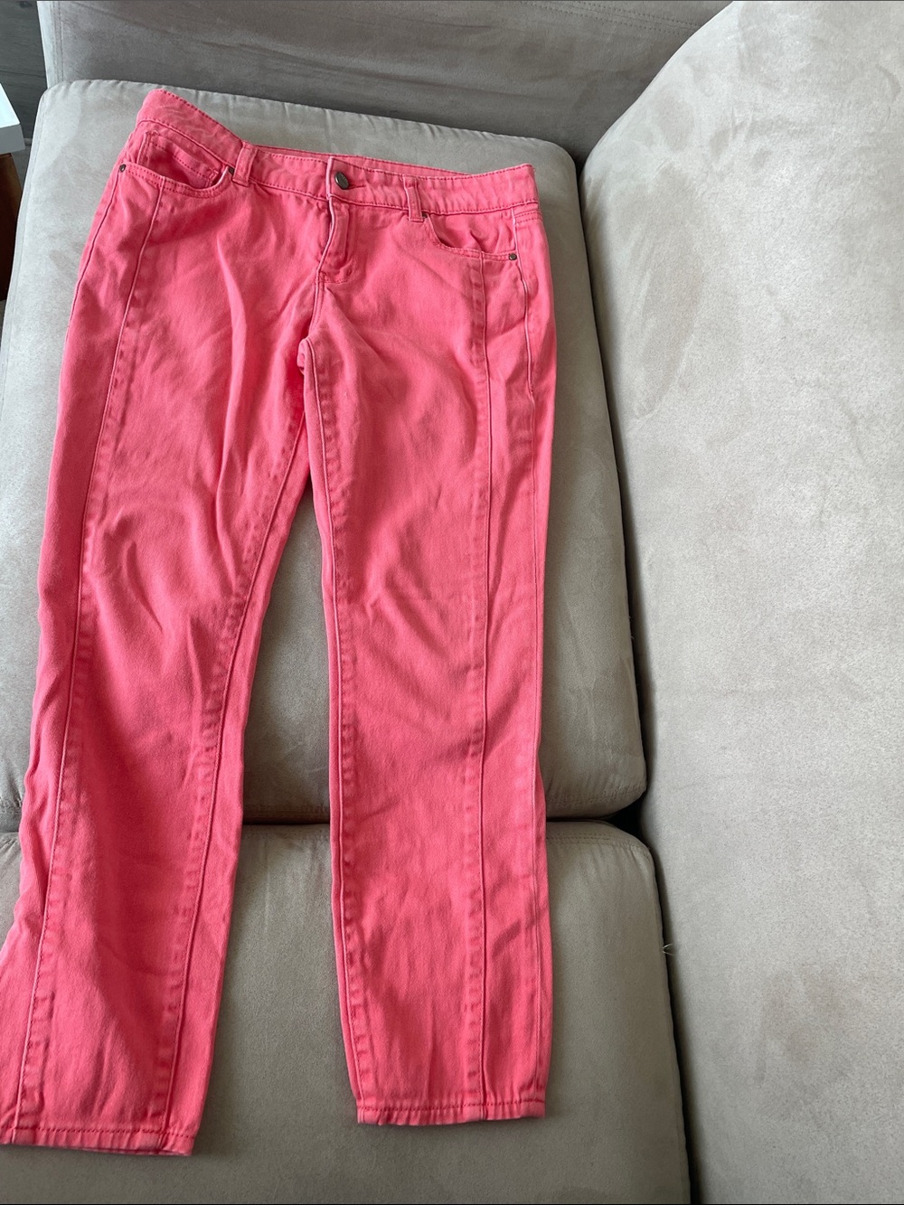 DKNY Pink Soho Skinny Jeans